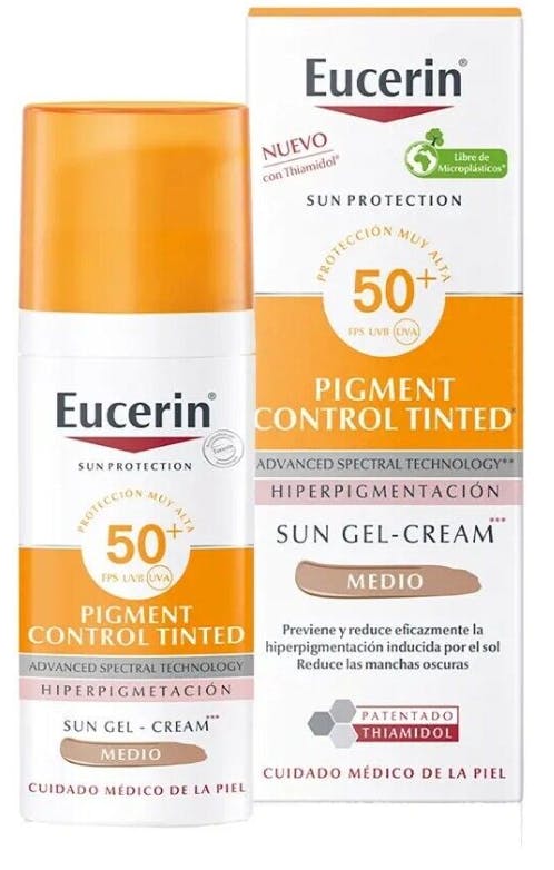 Eucerin Pigment Control Tinted Sun Gel Cream Medium SPF50+ 50 ml