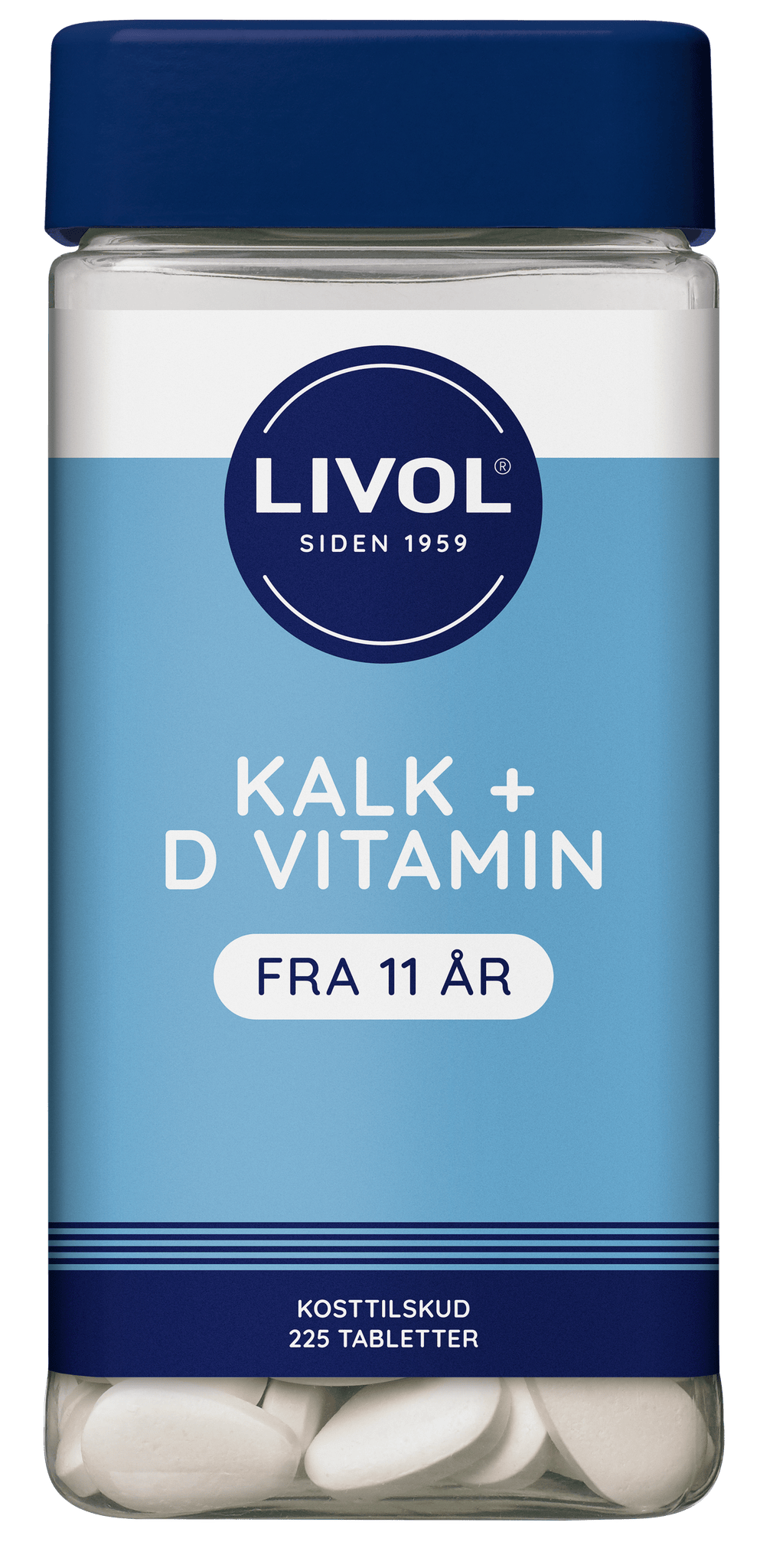 Livol Mono Kalk + D3 vitamin 225 stk