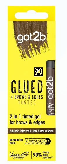 got2b Glued 4 Brows & Edges Dark Brown 16 ml