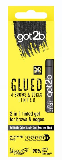 Schwarzkopf Got2b Glued 4 Brows & Edges Black 16 ml