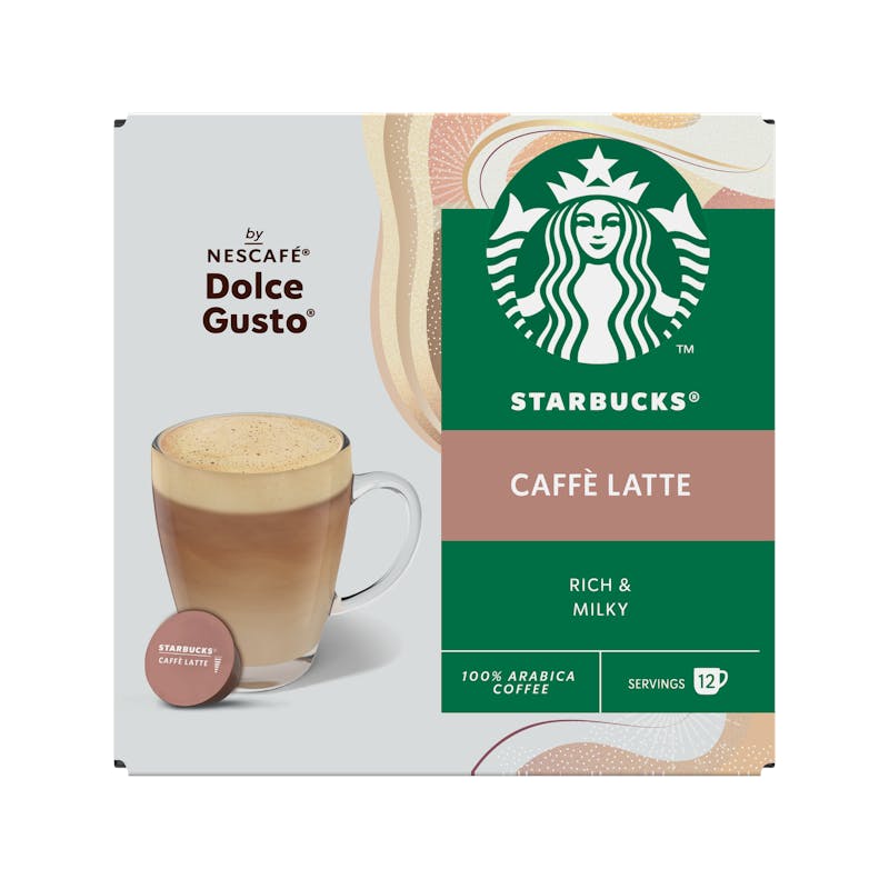 Nescafe Starbucks Dolce Gusto Caffe Latte 12 stk