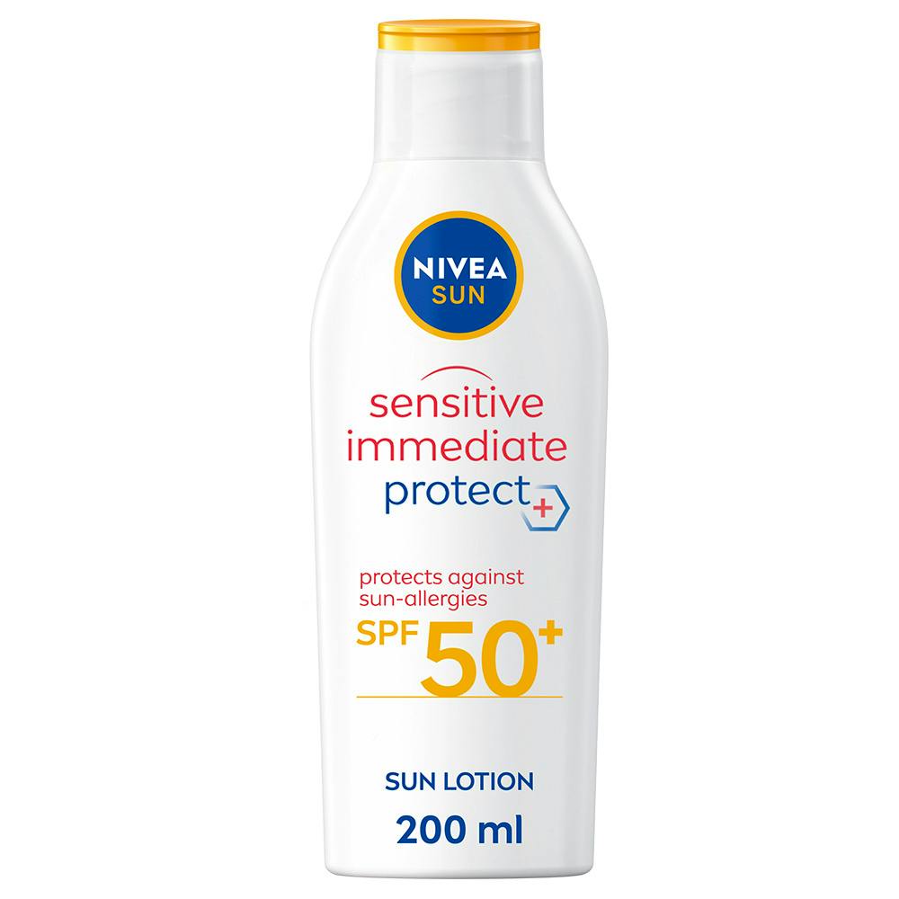 NIVEA Sensitive Immediate Protect Sun-Allergy Lotion SPF 50+ 200 ml