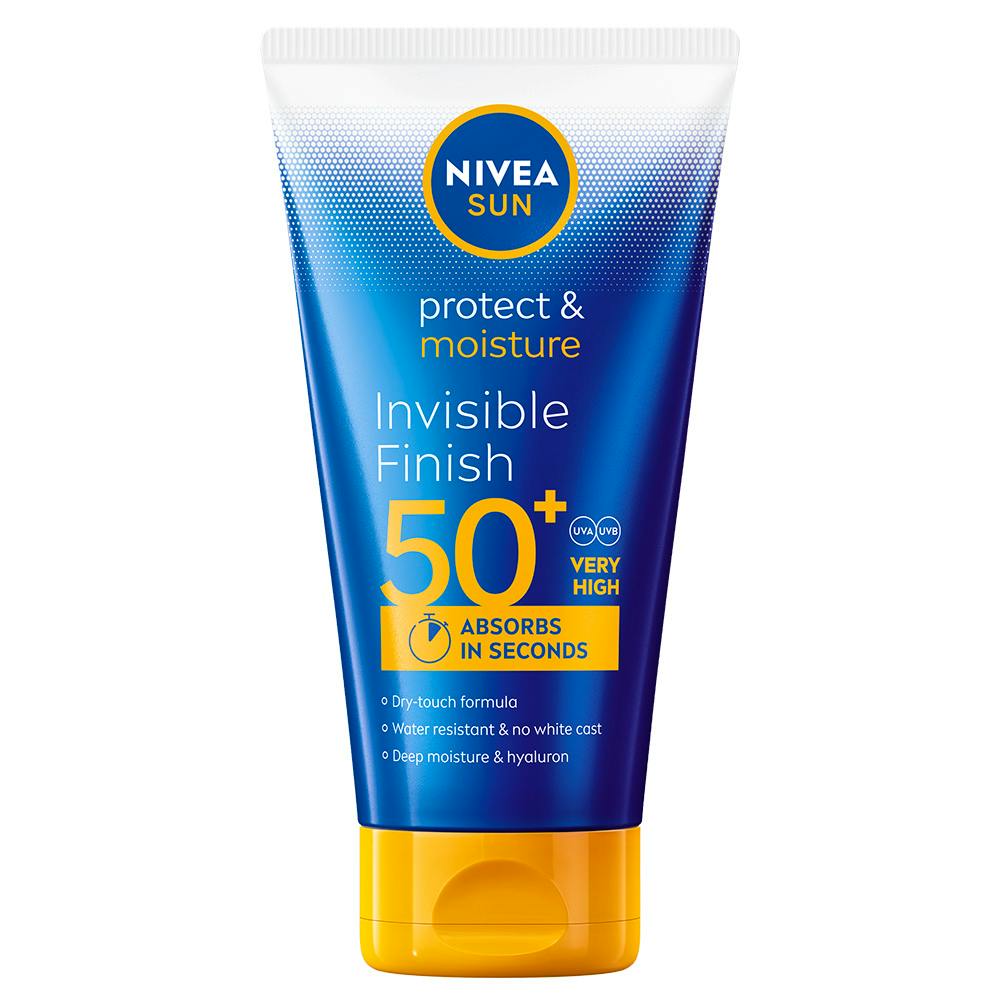 NIVEA Protect & Moisture Invisible Finish SPF 50+ 150 ml
