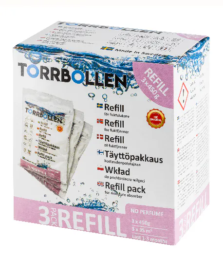 G. Funder Moisture Absorber Refill 450 g + 450 g + 450 g