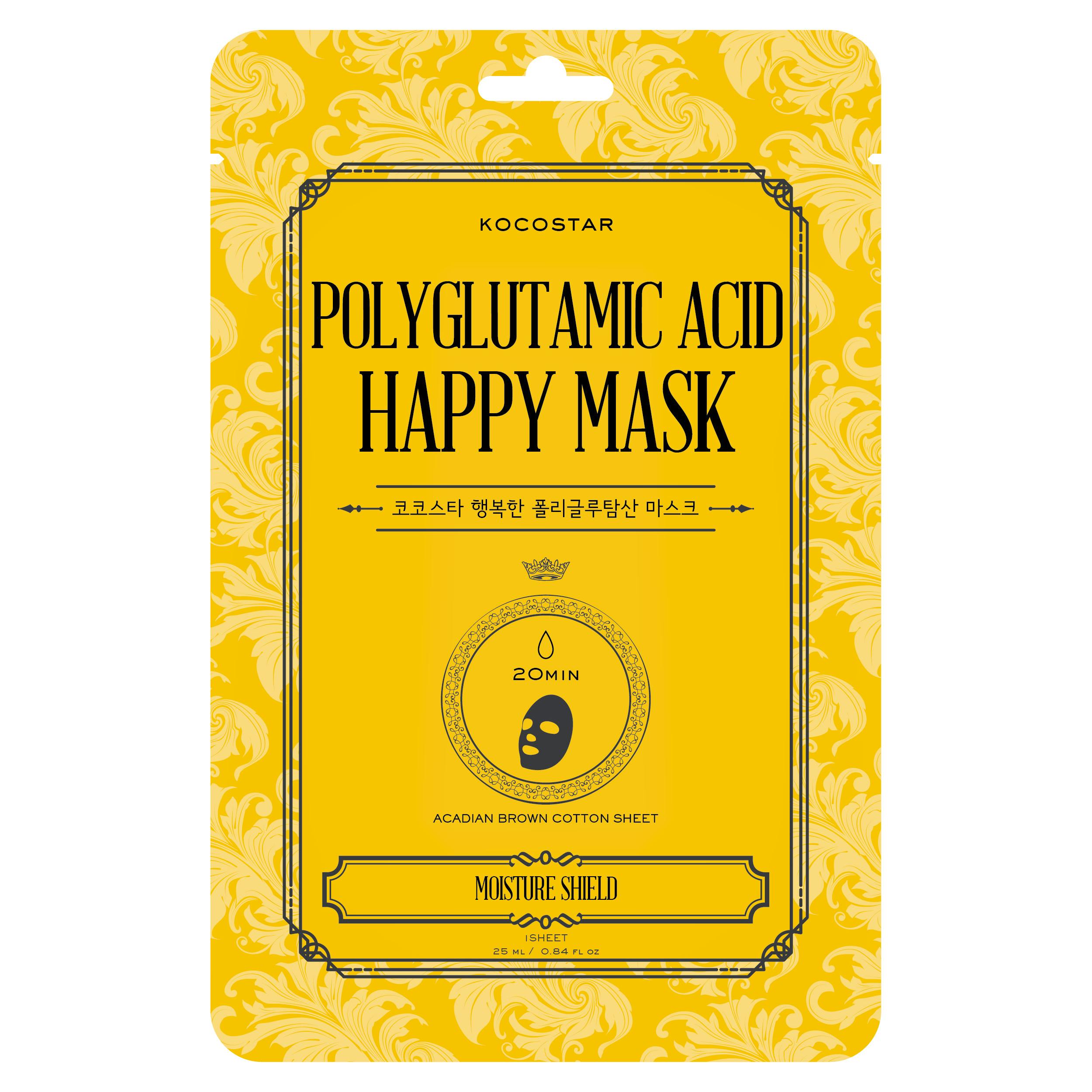 KOCOSTAR Polyglutamic Acid Happy Mask 1 st