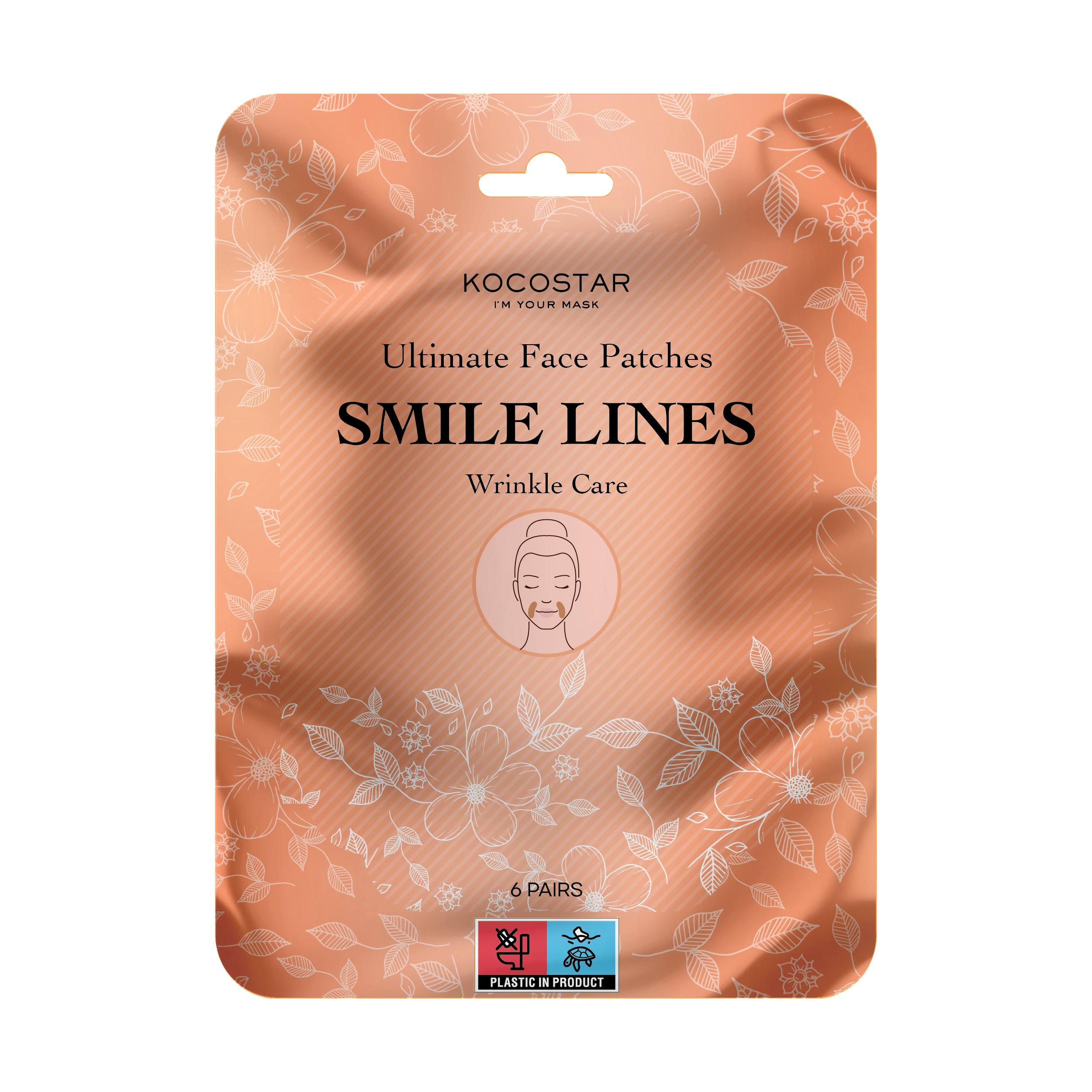 KOCOSTAR Ultimate Face Patches Smile Lines 6 st