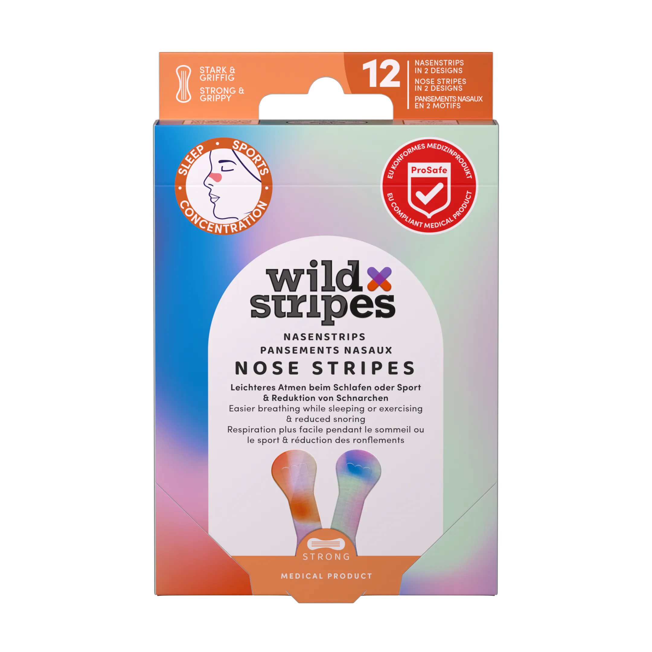 Wild Stripes Nose Patches Sunrise 12 pcs