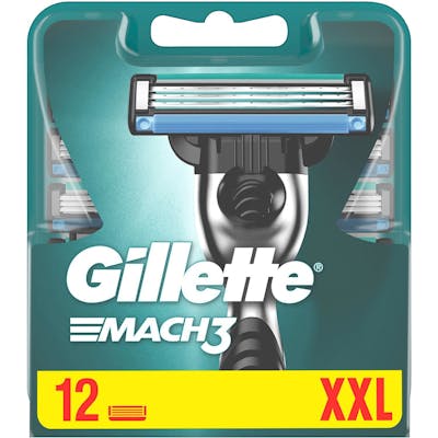 Gillette Mach3 Barberblade 12 stk