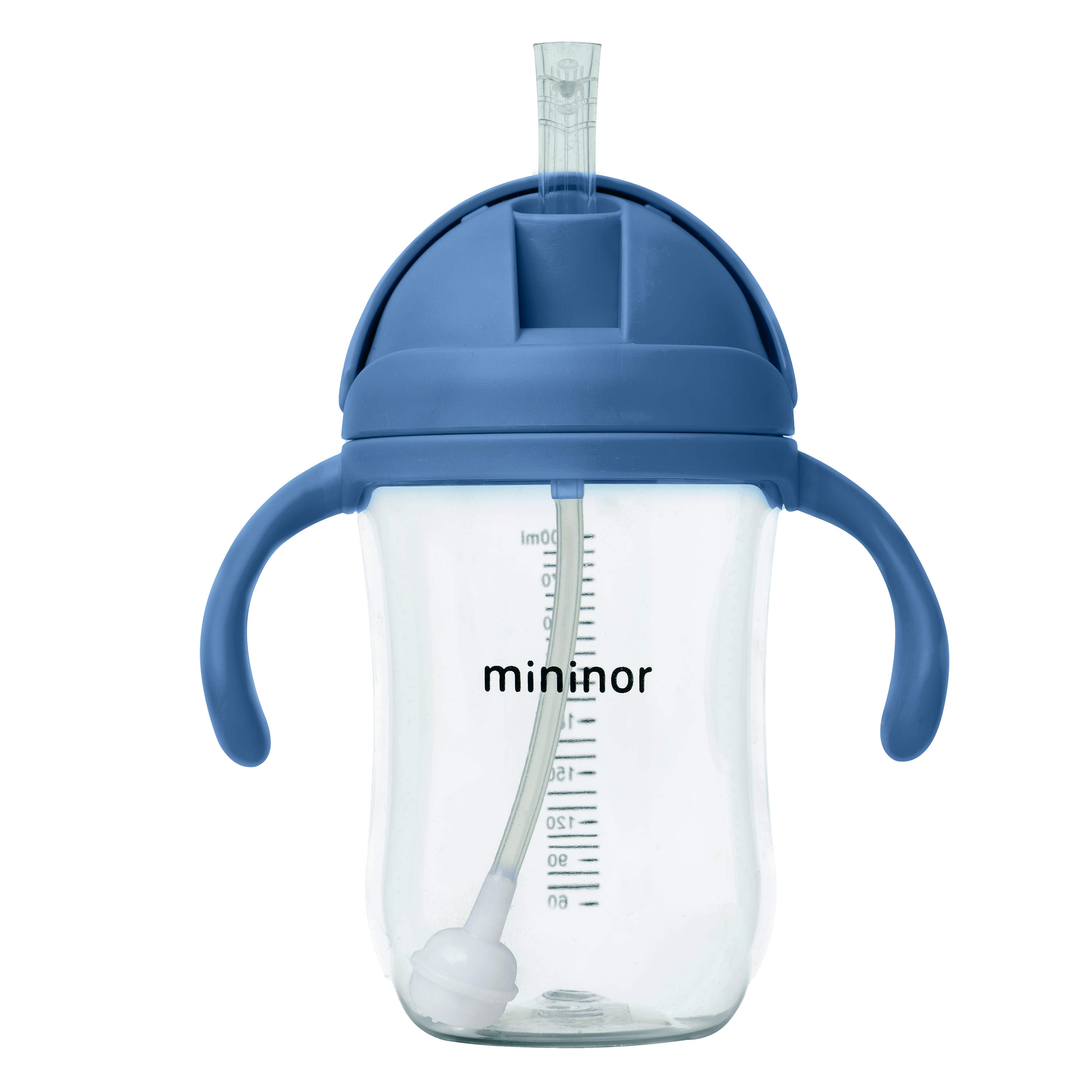 Mininor Straw Cup Tritan Blue Whale 330 ml