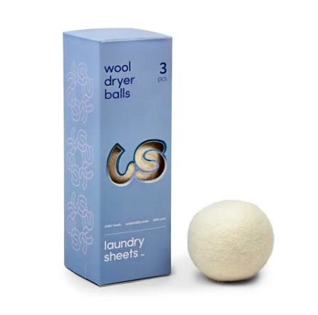 Laundry Sheets Wool Dryer Balls 3 st