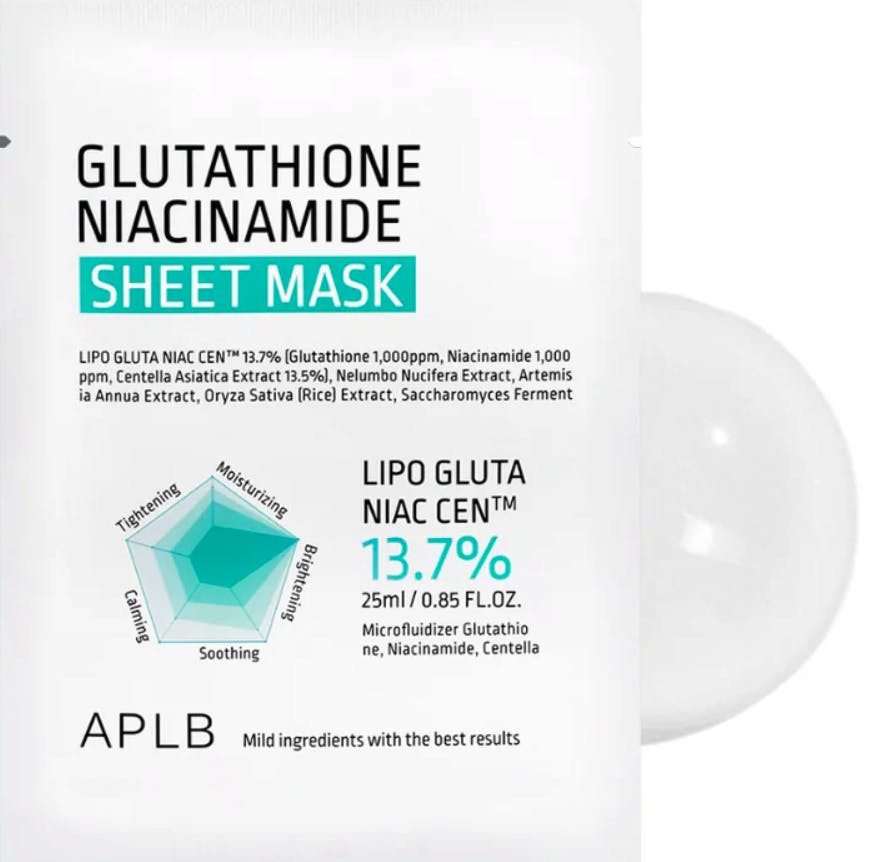APLB Glutathione Niacinamide Sheet Mask 1 stk