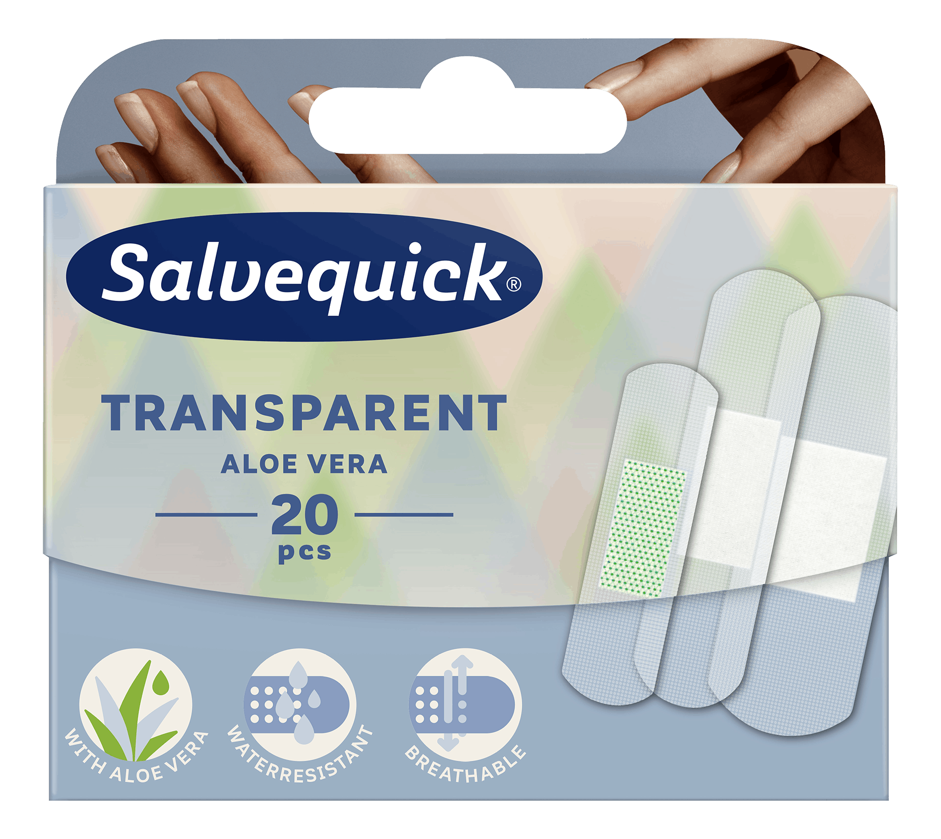 Aloe Vera Transparent 20 Stk Fra Salvequick
