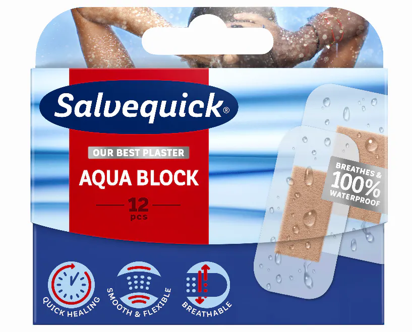 Salvequick Aqua Block 12 pcs