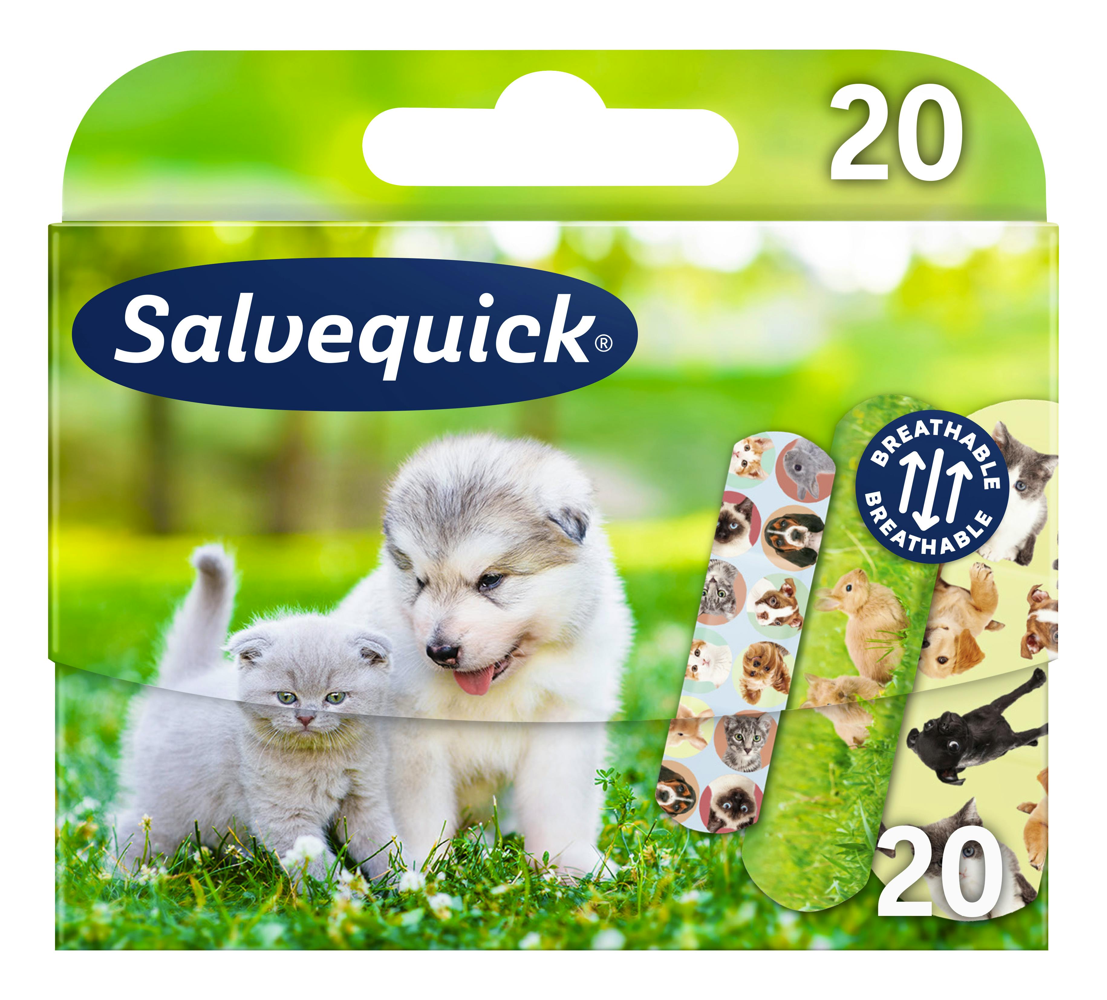Salvequick Animals Plaster 20 st