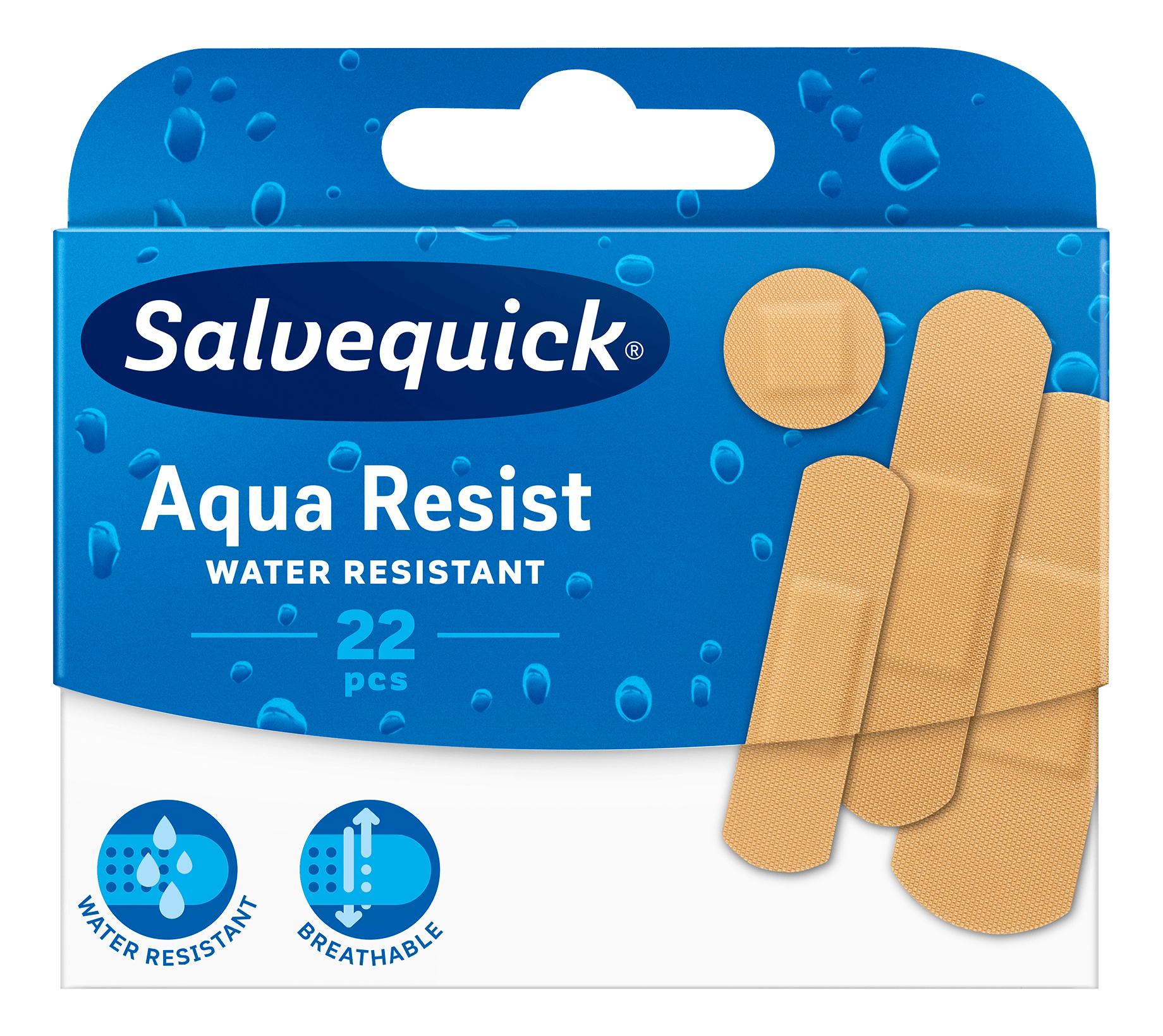 Salvequick Aqua Resist 22 stk