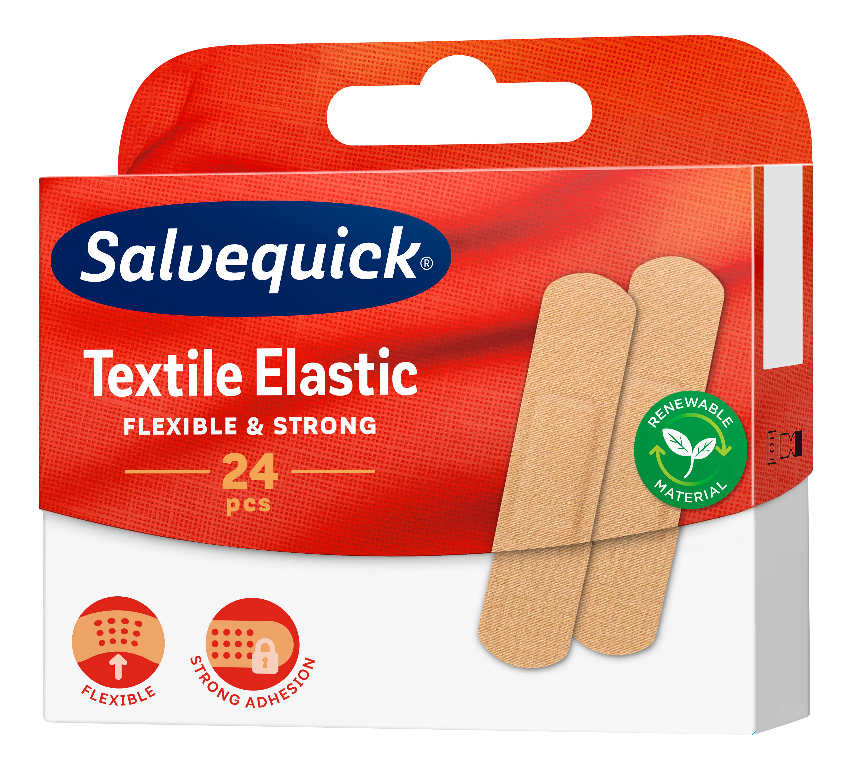 Salvequick Textile Elastic 24 pcs
