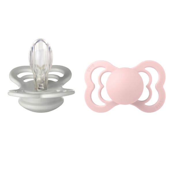 BIBS Supreme Silicone Size 2 Haze/Blossom 2 st
