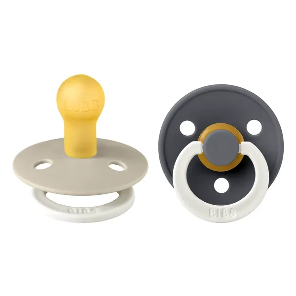 BIBS Colour Latex Size 1 Sand Glow/Iron Glow 2 st