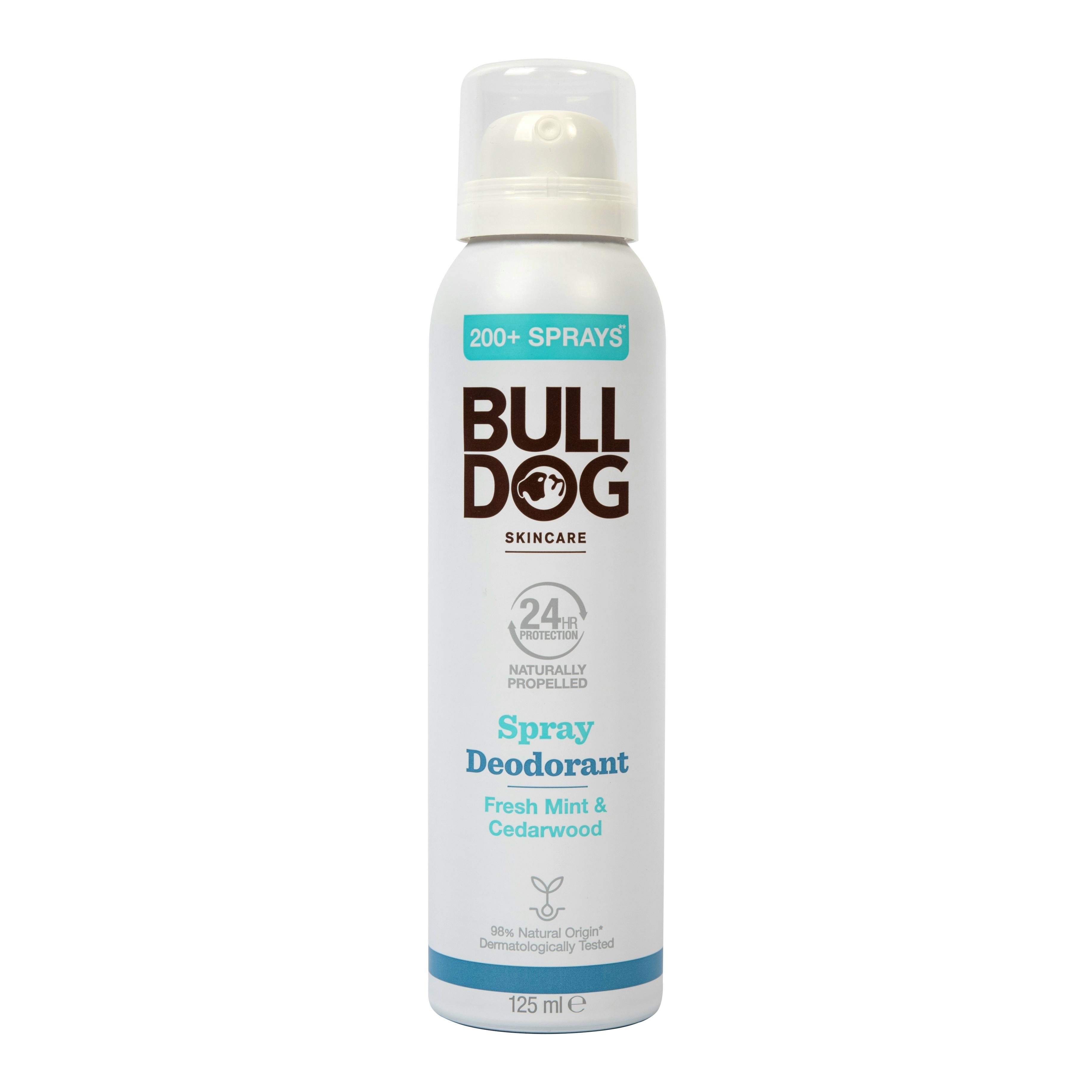 Bulldog Fresh Mint & Cedarwood Spray Deodorant 125 ml