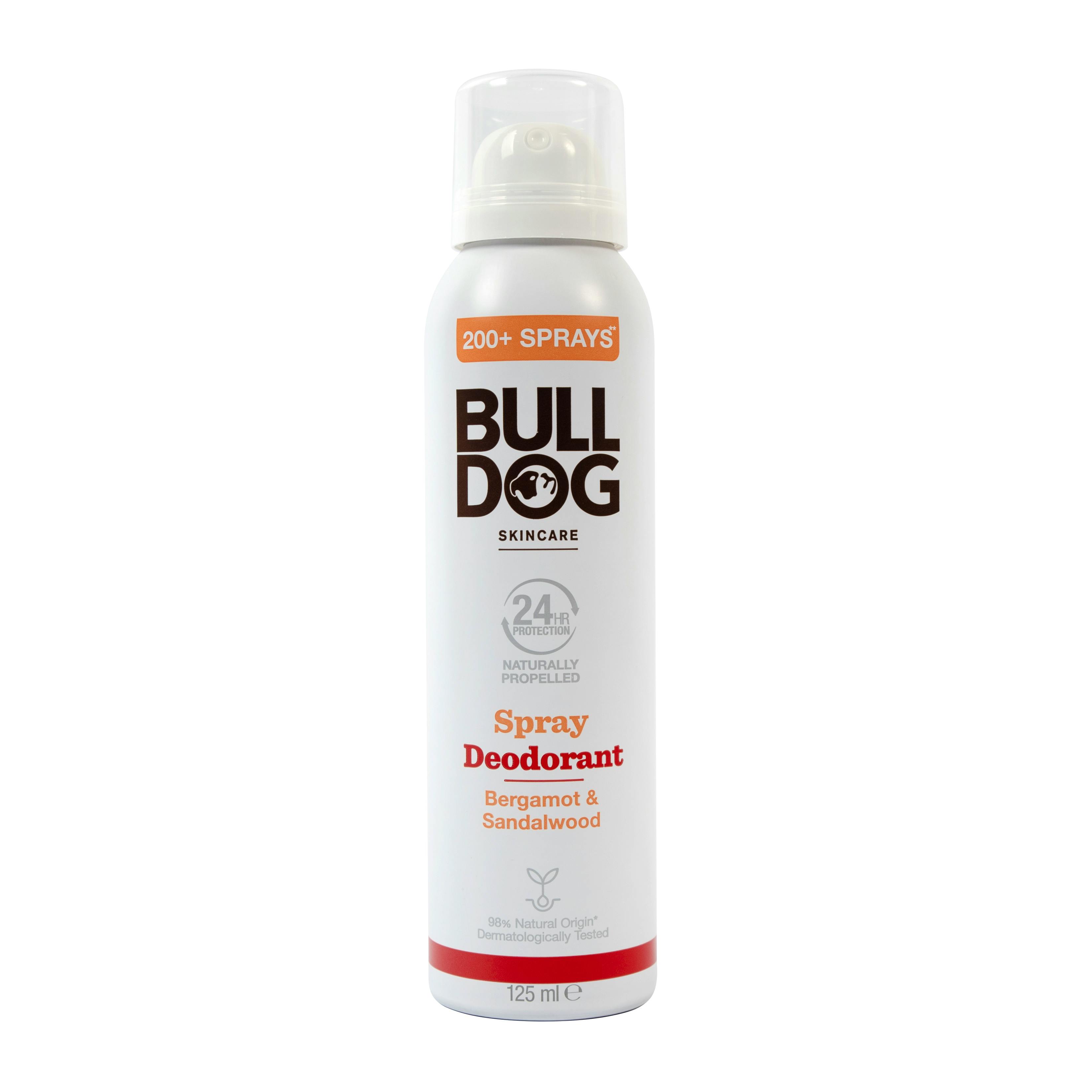 Bulldog Bergamot & Sandalwood Spray Deodorant 125 ml