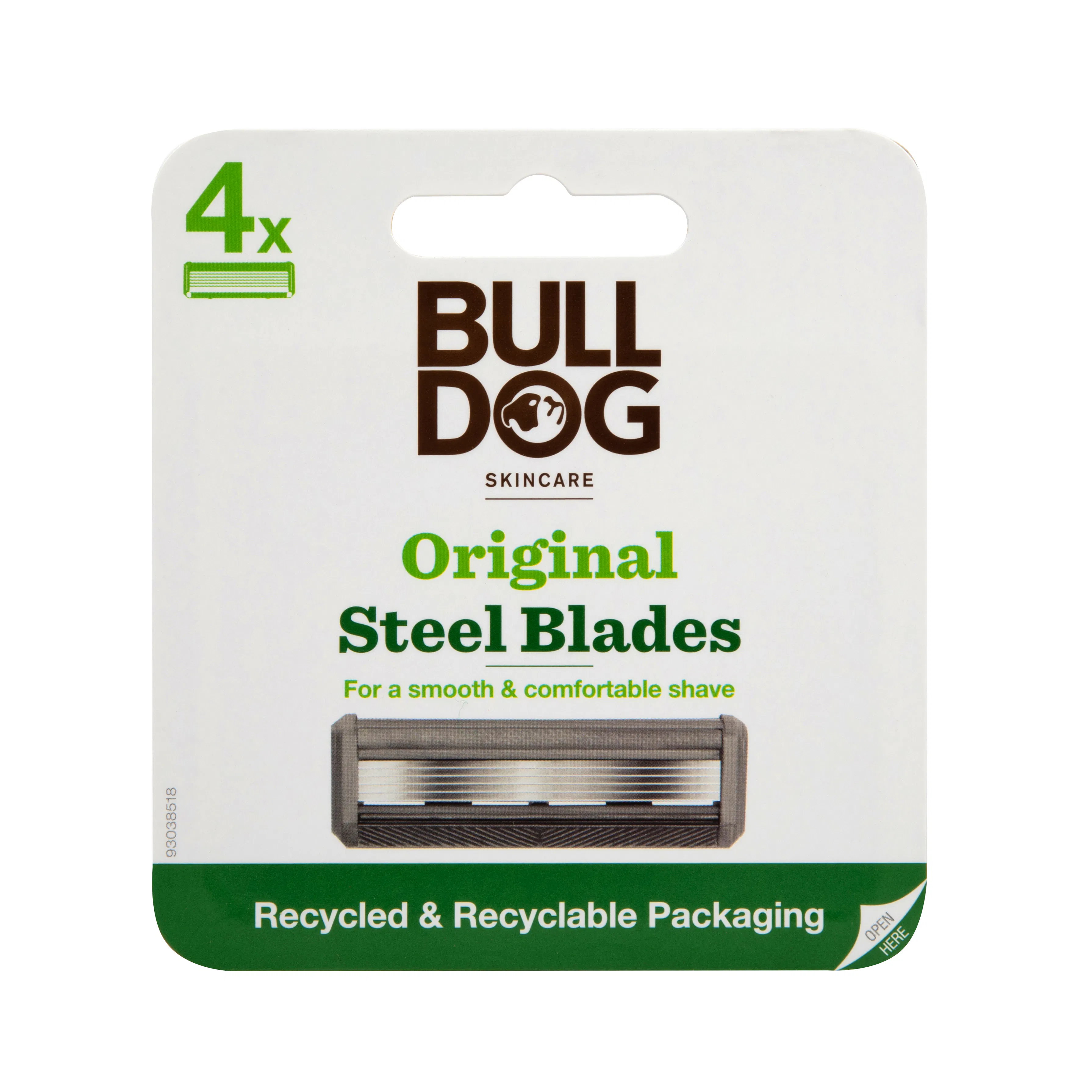 Bulldog Original Steel Blades 4PCE 4 st