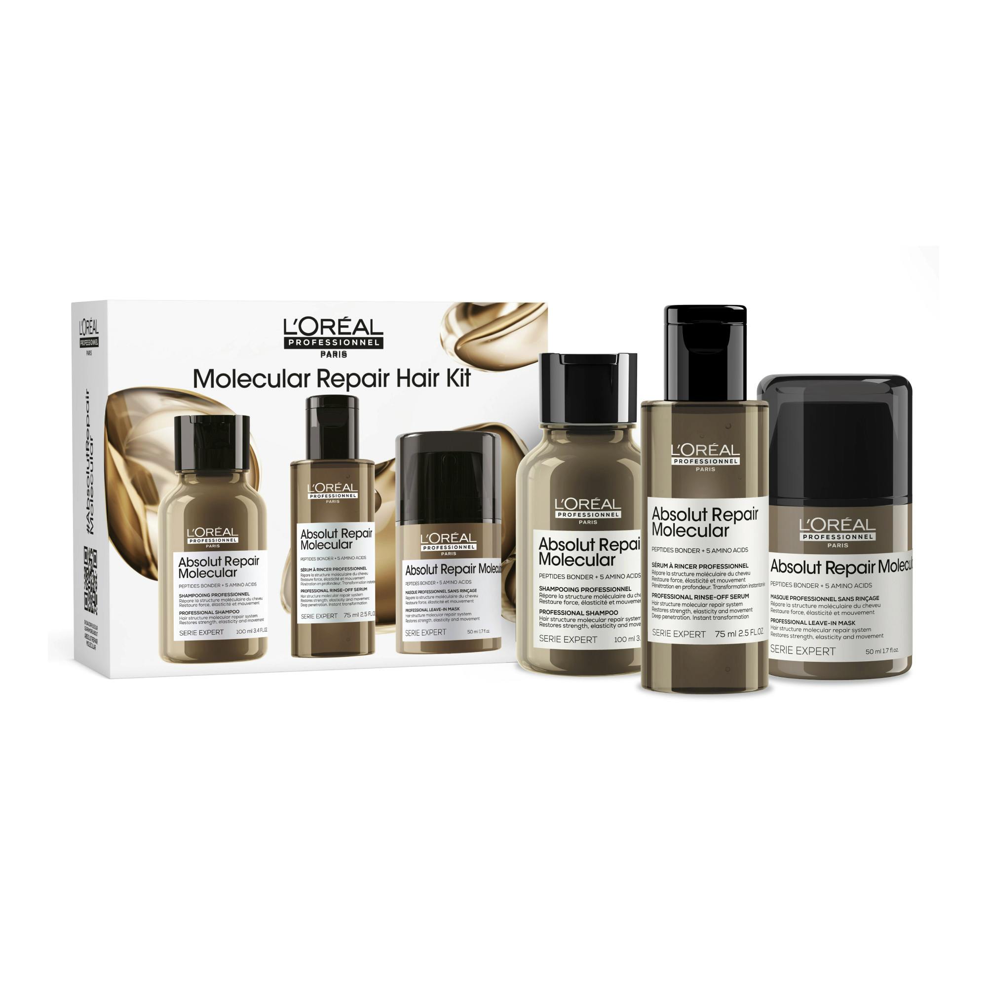 L'Oréal Professionnel Absolut Repair Molecular Discovery Set Mini 3 stk