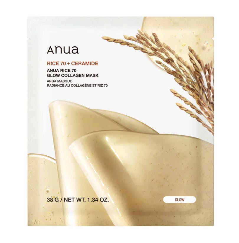 Anua Rice 70 Glow Collagen Mask 1 st