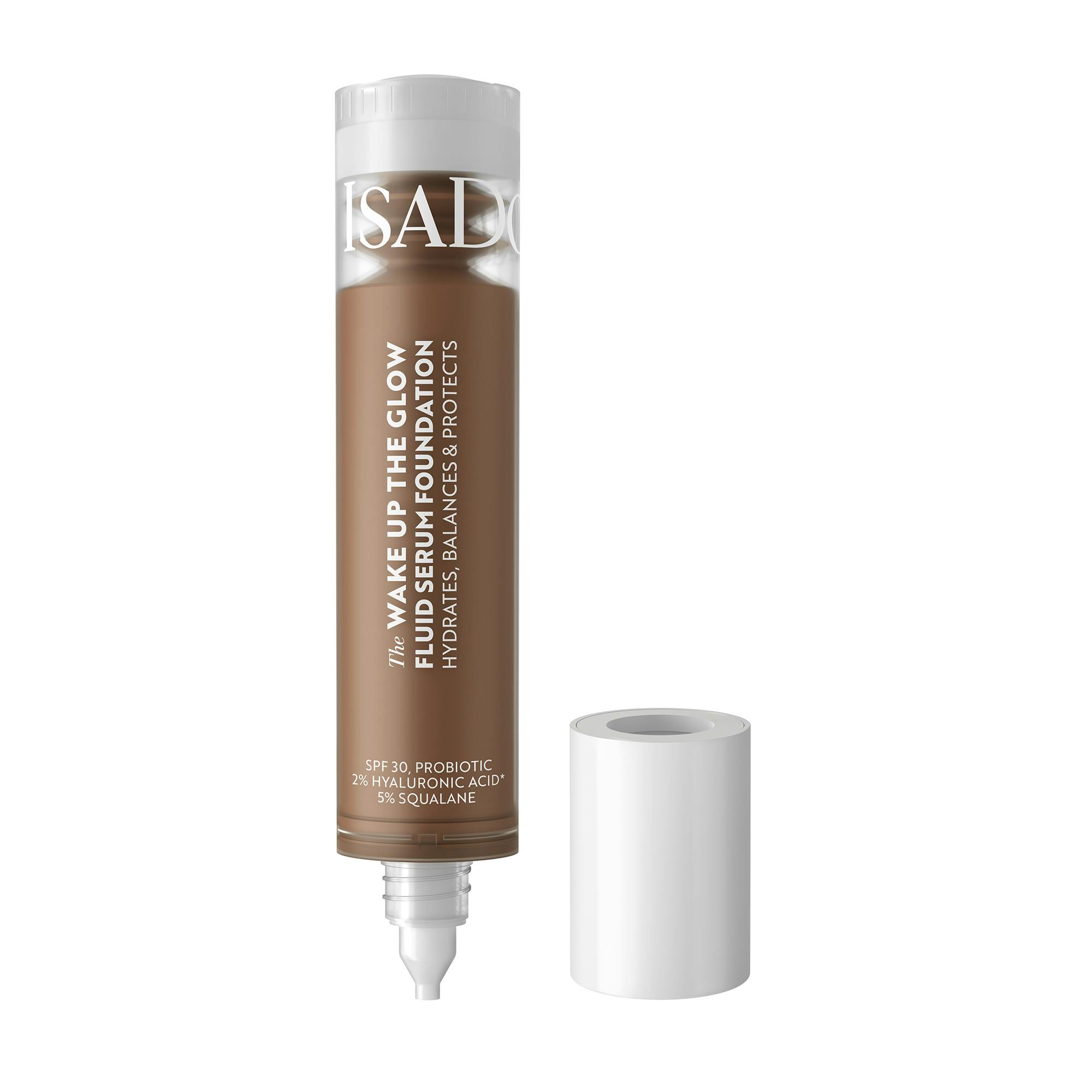 Isadora Wake Up The Glow Fluid Serum Foundation 9n 30 Ml