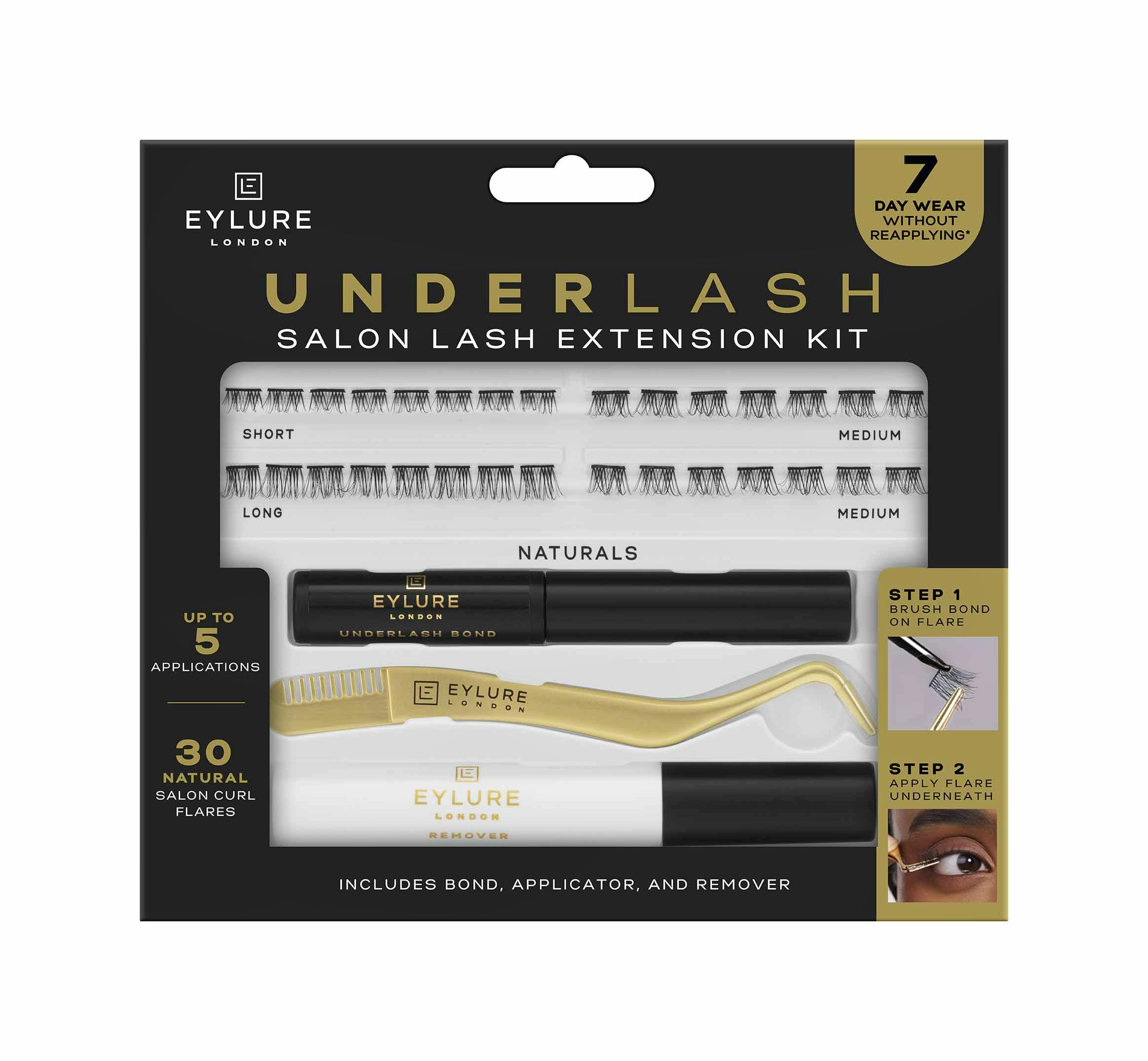 Eylure Eylure Underlash Natural Salon Curl Kit 30 pcs + 2 kpl