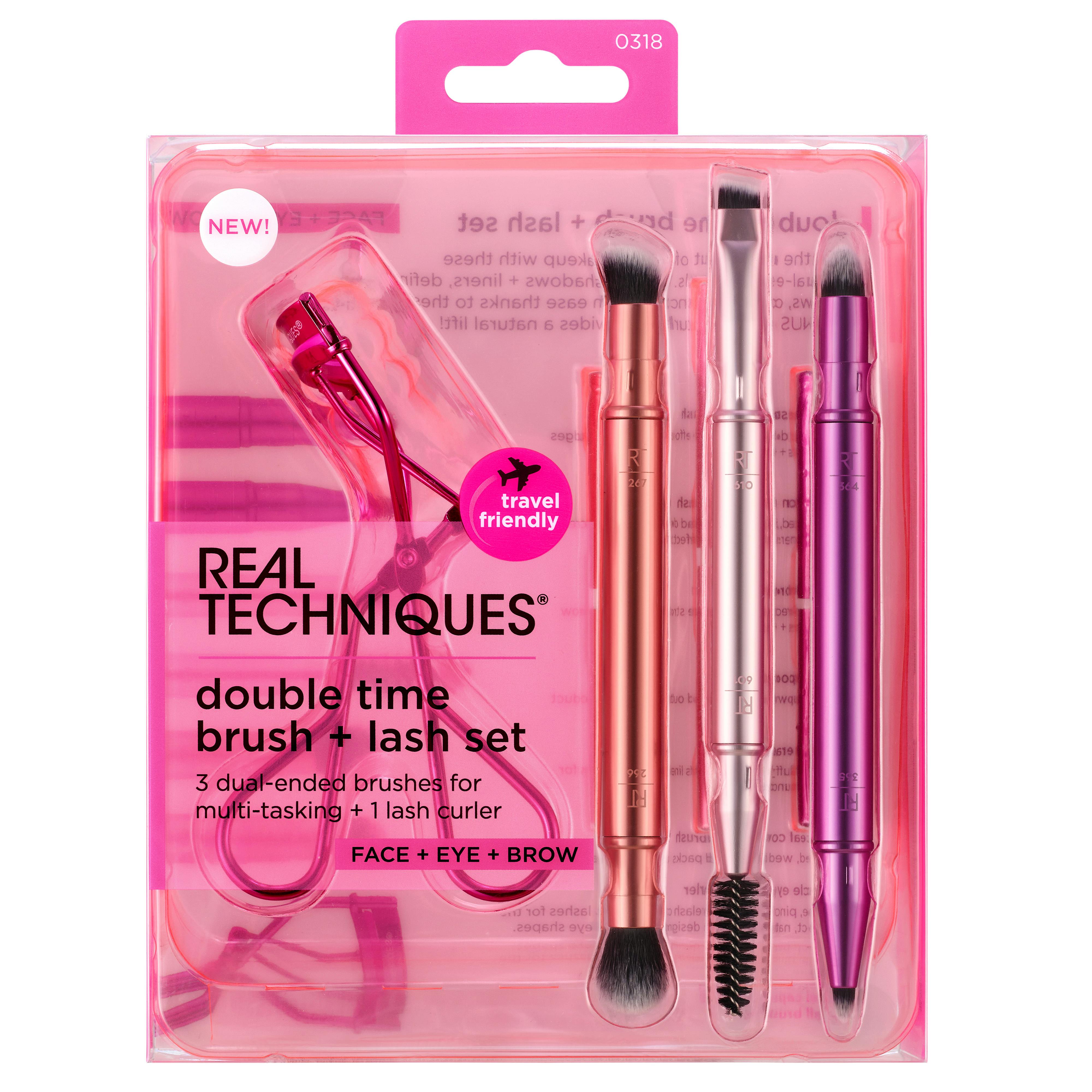 Real Techniques Double Time Retractable Brush Set 4 st