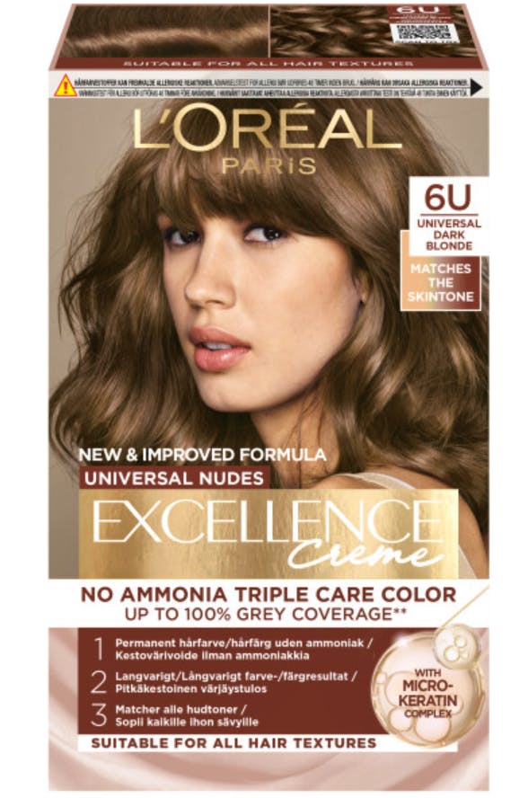 L'Oréal Paris Excellence Universal Nudes 6U Universal Dark Blonde 1 pcs