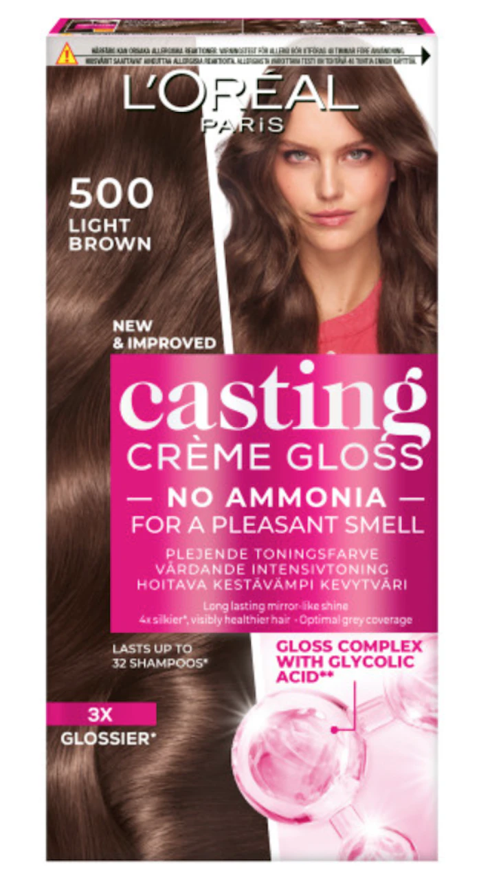 L'Or&eacute;al Paris Casting Creme Gloss 500 Light Brown 1 pcs