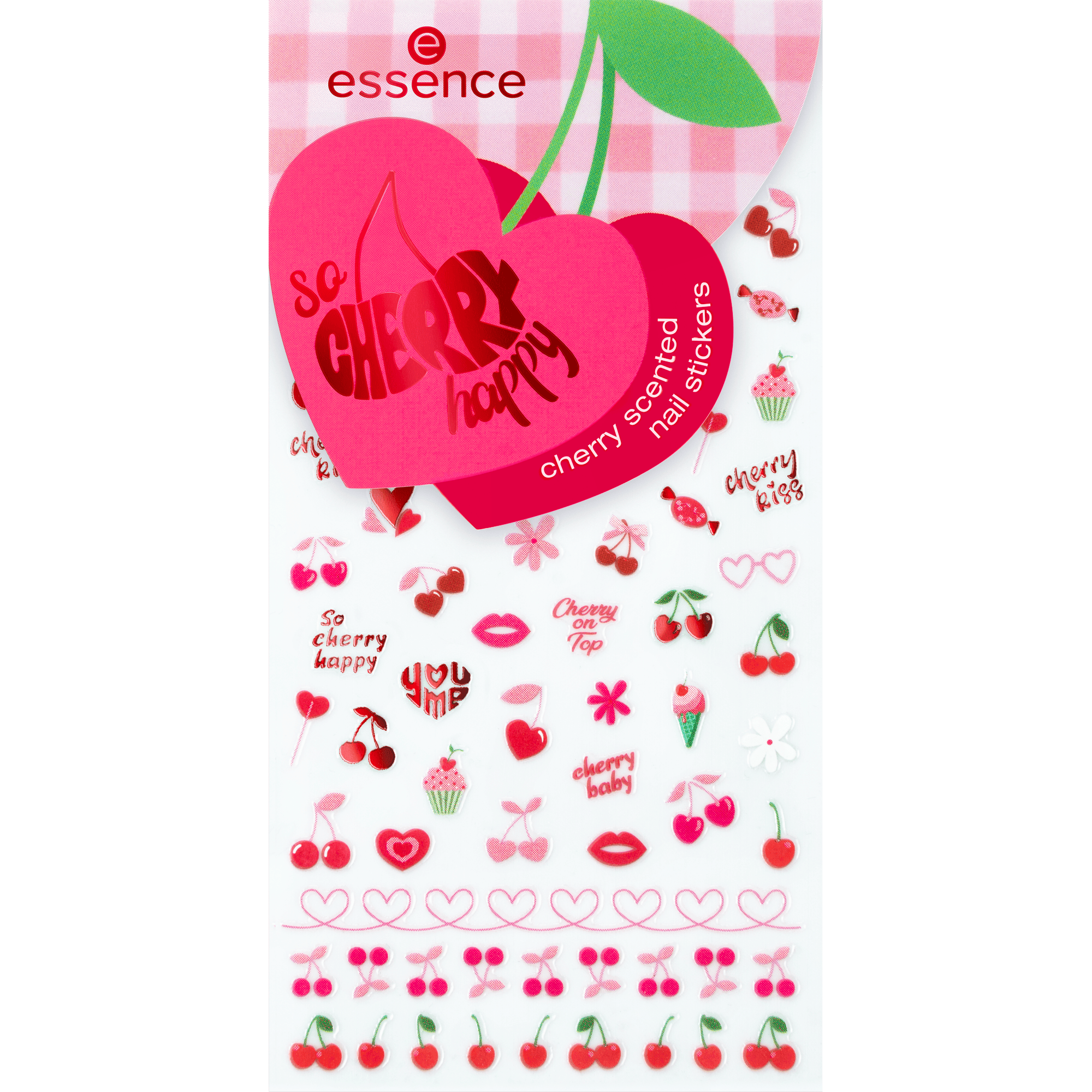 Essence So Cherry Happy Cherry Scented Nail Stickers 01 78 st