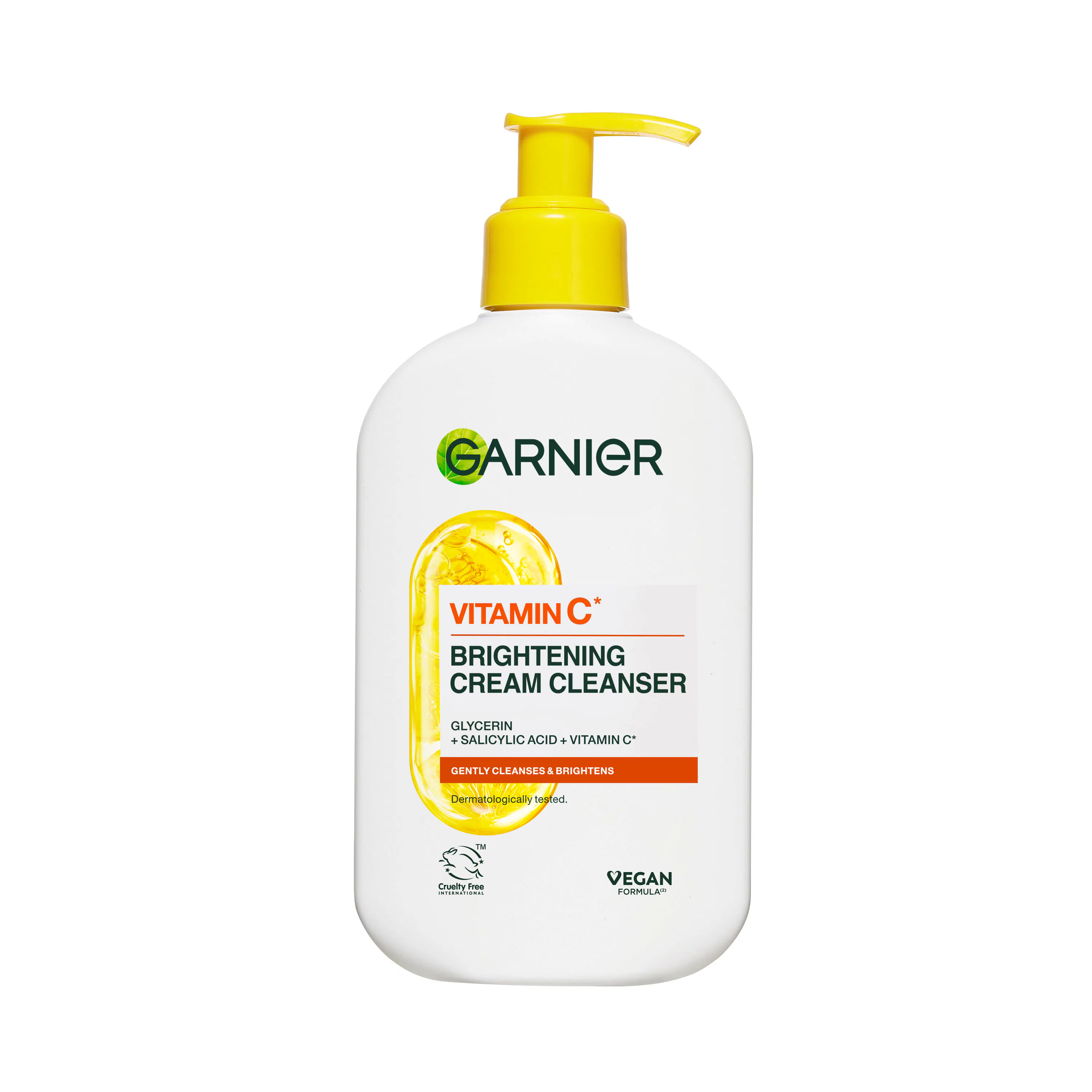 Garnier Vitamin C Glow Boost Cream Cleanser For Dull Skin 250 ml