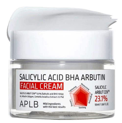 APLB Salicylic Acid BHA Arbutin Facial Cream 55 ml