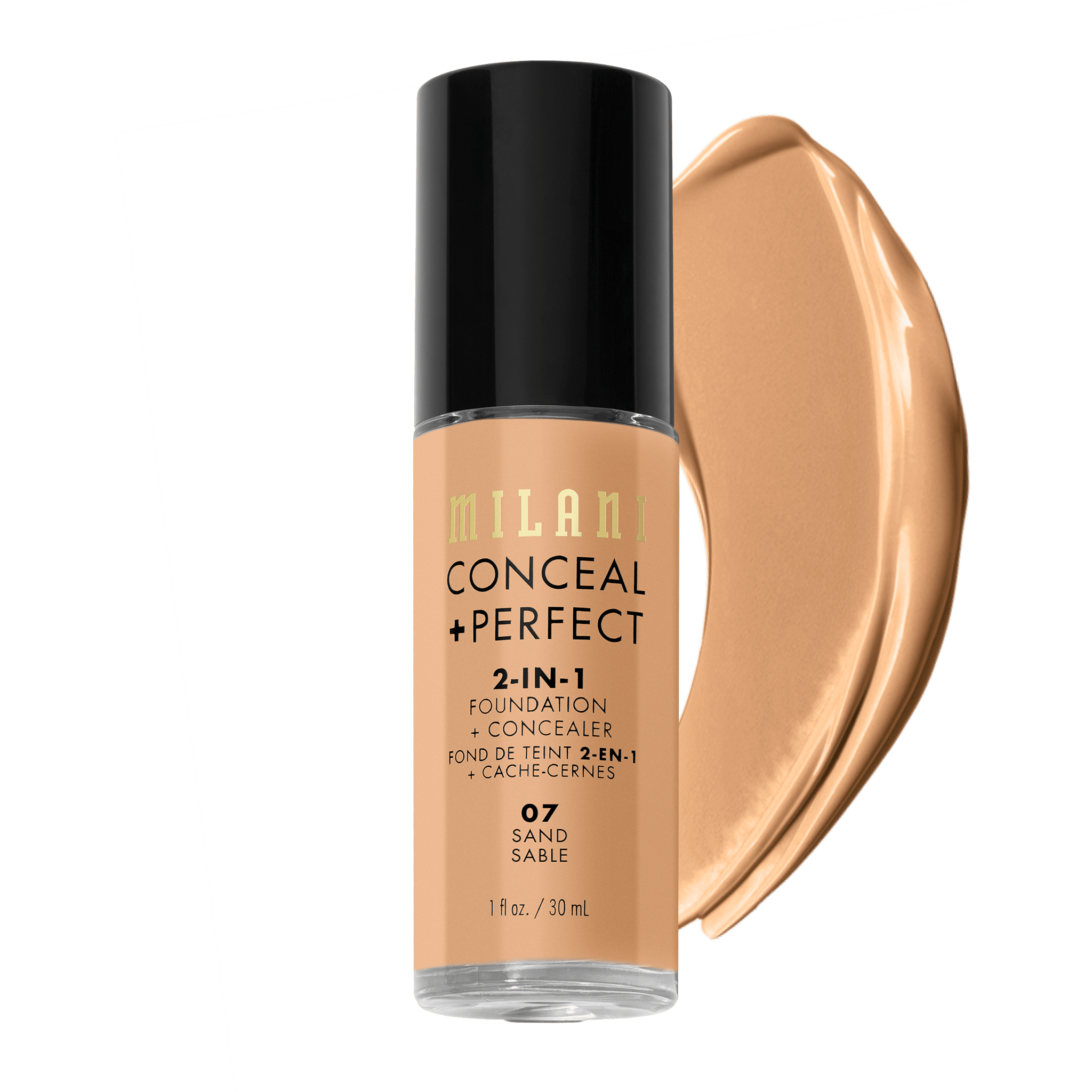 Milani Conceal + Perfect 2in1 Foundation + Concealer 07 Sand 30 ml