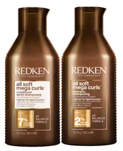 Redken All Soft Mega Curls Shampoo & Conditioner 300 ml + 300 ml
