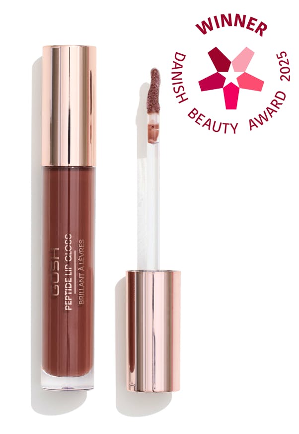 GOSH Peptide Lip Gloss 006 Brownie 7 ml