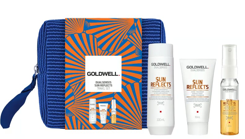 Goldwell Dualsenses Sun Reflects Summer Heroes Travel Set 100 ml + 50 ml + 30 ml + 1 stk