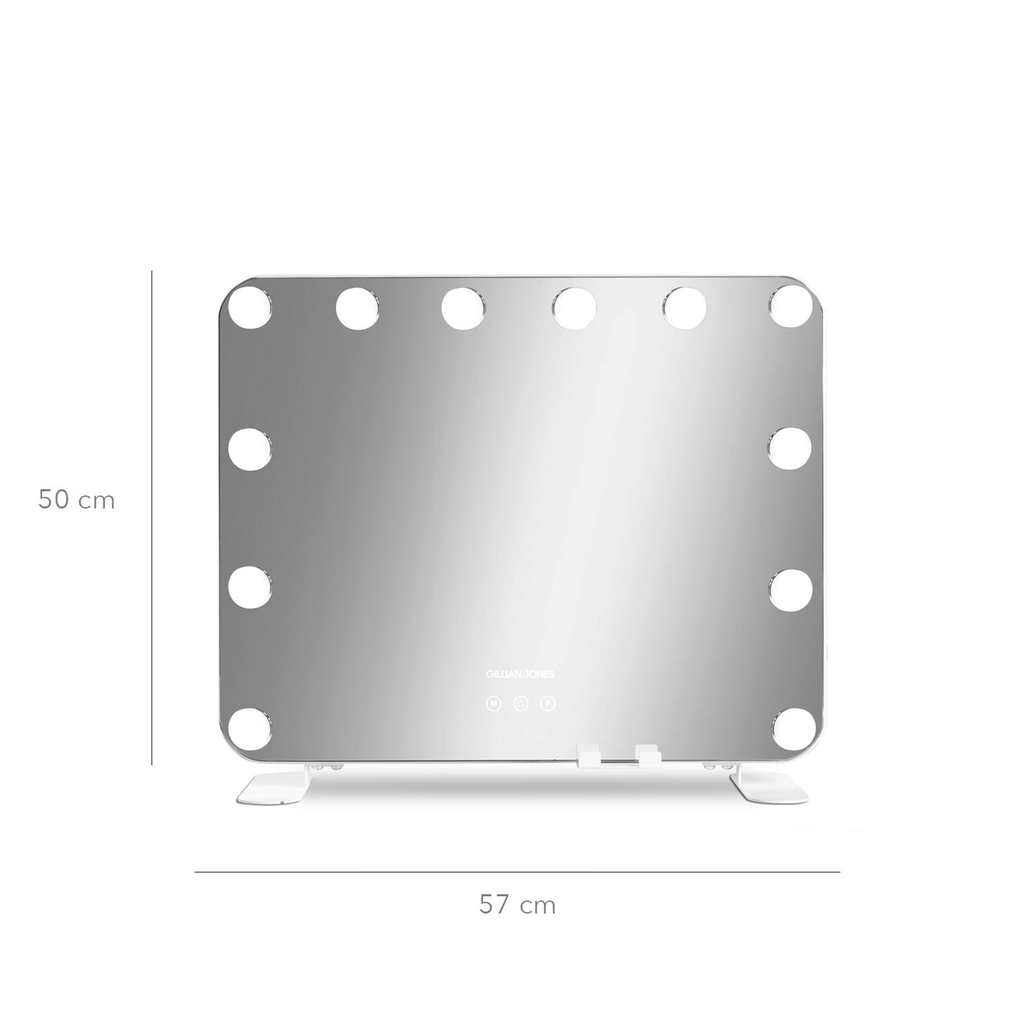 Gillian Jones Makeup Artist Mirror 12 LED Bulbs & Smart Phone Holder 1 st