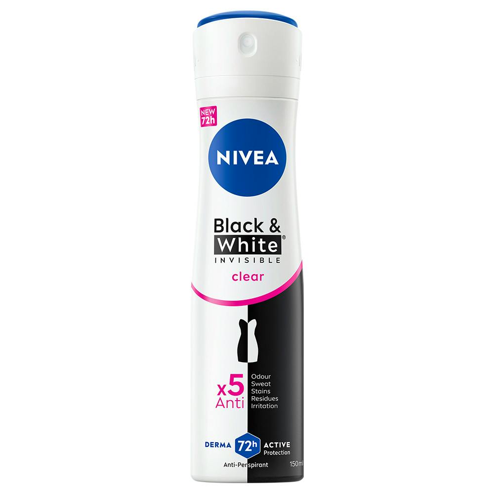 NIVEA Black & White Original Female Spray 150 ml