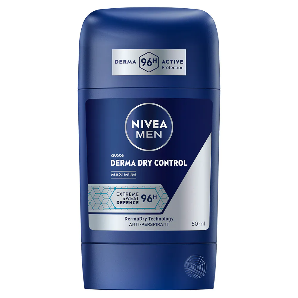 NIVEA Derma Dry Control Maximum Male Stick 50 ml