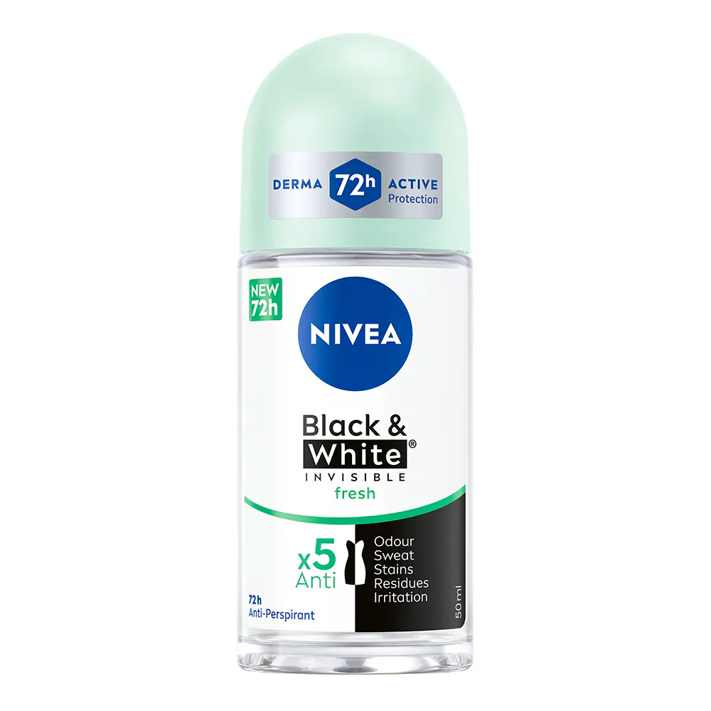 NIVEA Black & White Fresh Female Roll On 50 ml