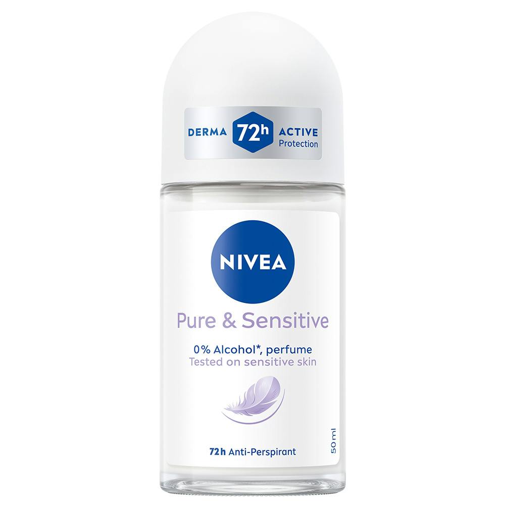 NIVEA Pure & Sensitive Female Roll On 50 ml