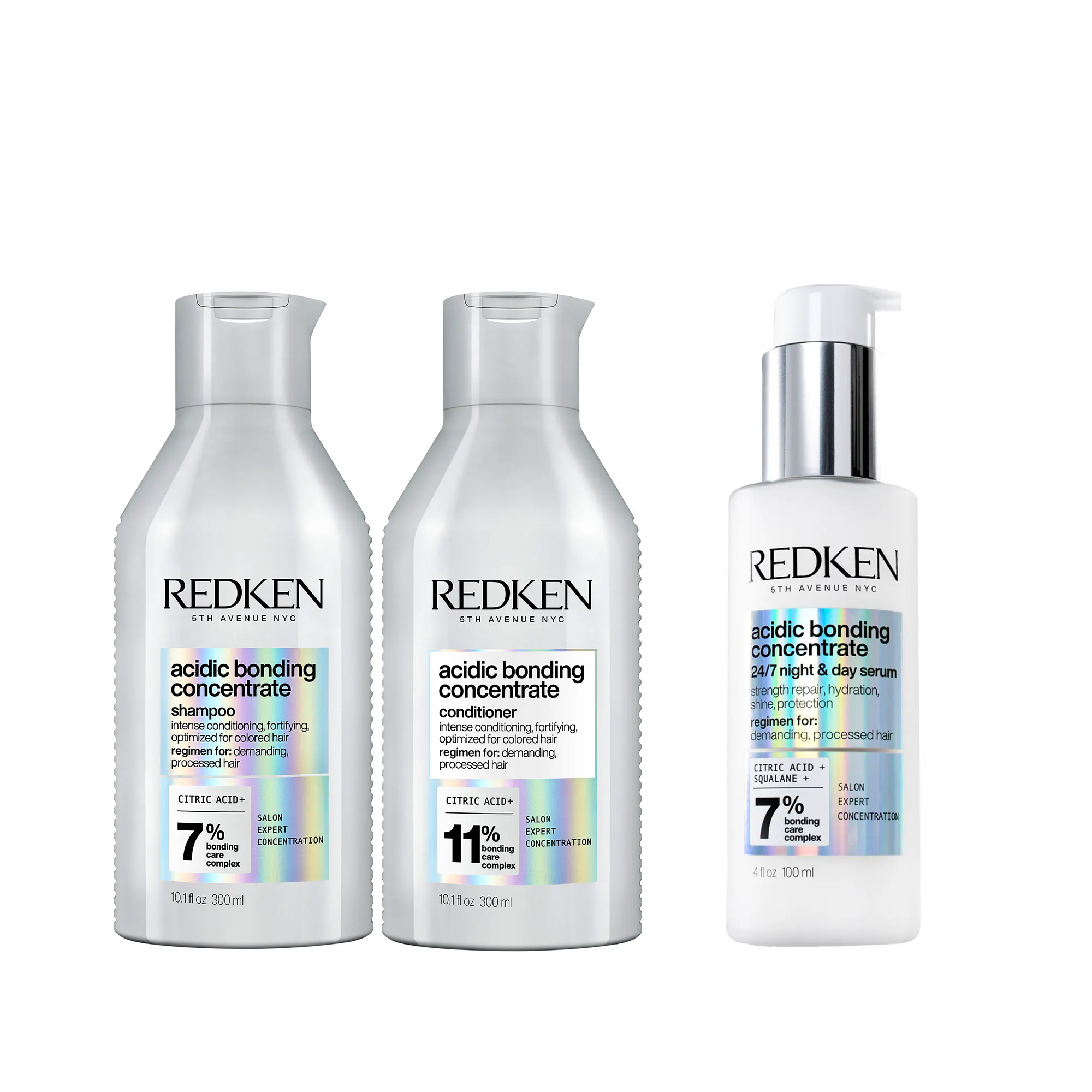 Redken Acidic Bonding Concentrate Duo With Serum 300 ml + 300 ml + 100 ml