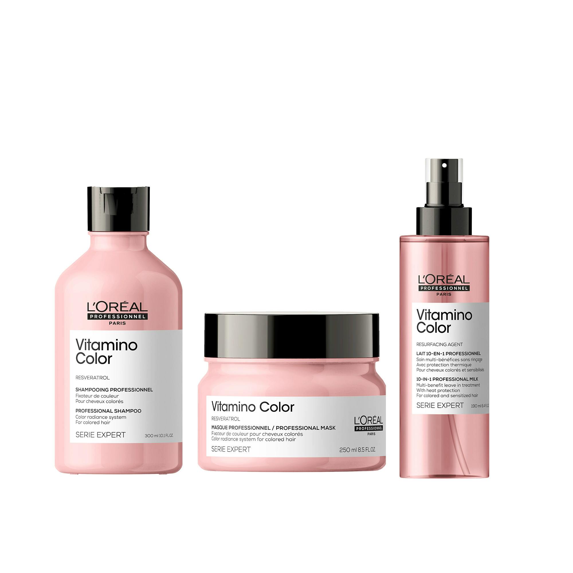 L'Or&eacute;al Professionnel Vitamino Routine for Color Protection 300 ml + 190 ml + 250 ml