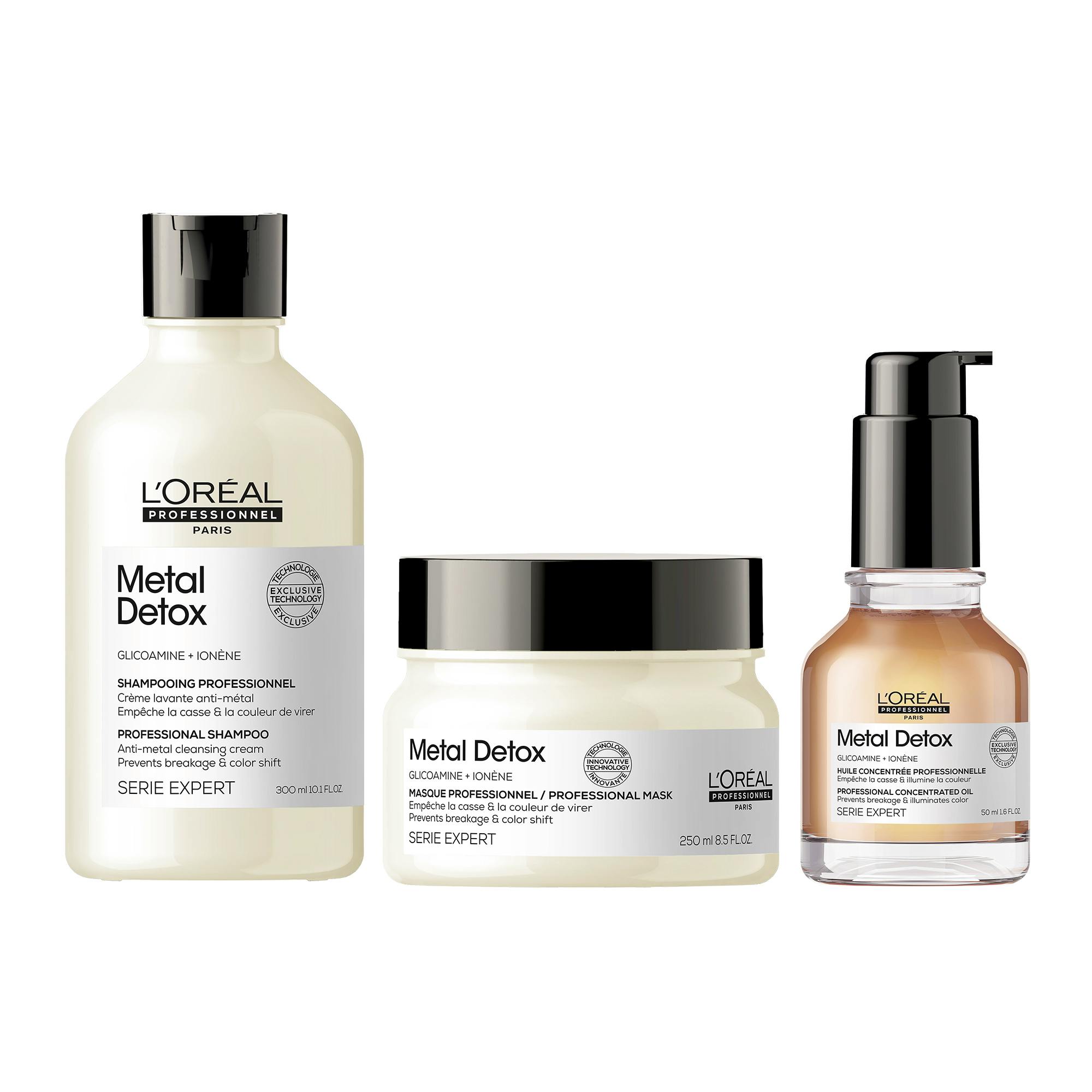 L'Or&eacute;al Professionnel Metal DX Anti-breakage For Colored & Damaged Hair 300 ml + 250 ml + 50 ml