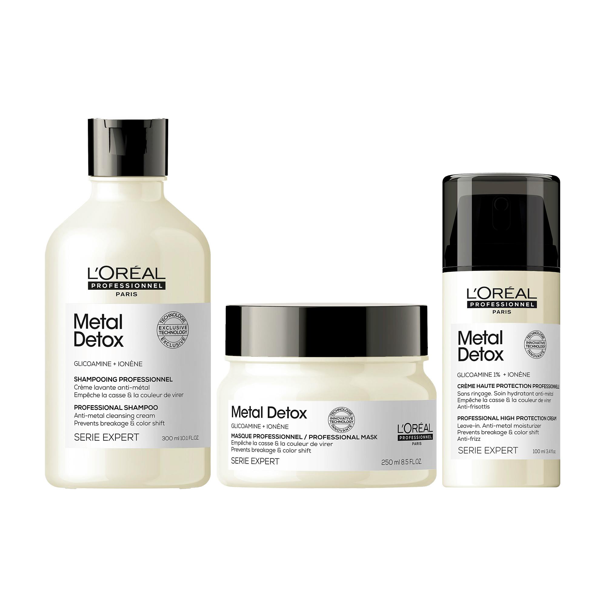 L'Oréal Professionnel Metal DX Anti-breakage & Protect-Color For Colored & Damaged Hair 300 ml + 250 ml + 100 ml