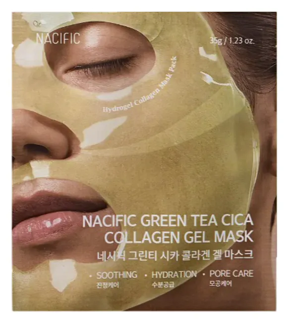 NACIFIC Green Tea Cica Collagen Gel Mask 1 st