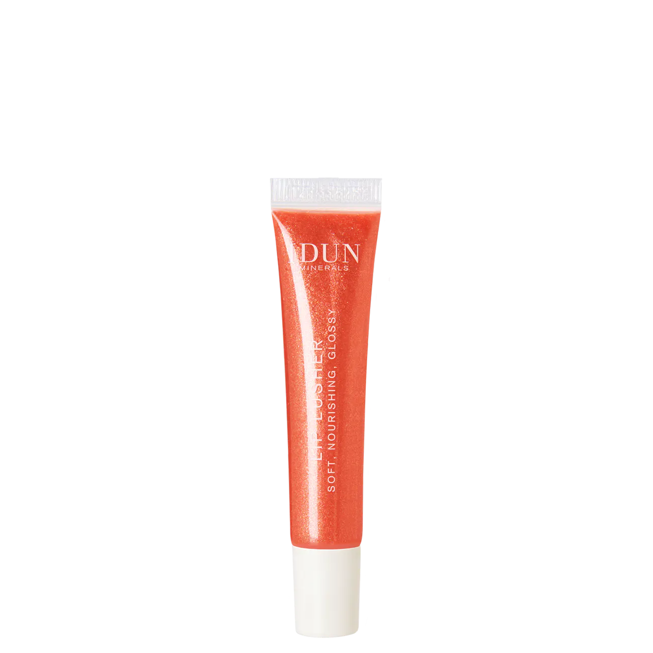 Idun Minerals Lip Lusher Grace Shimmering Coral Bronze 8 ml